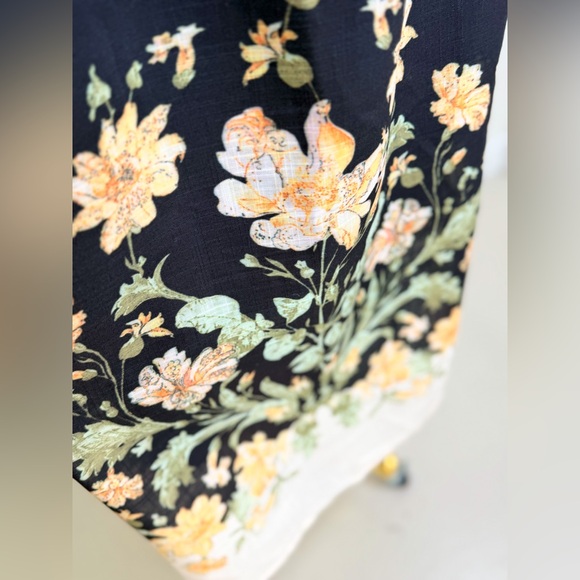 NEW En Saison Black Ginger Olive Iris Midi Dress - Picture 3 of 5